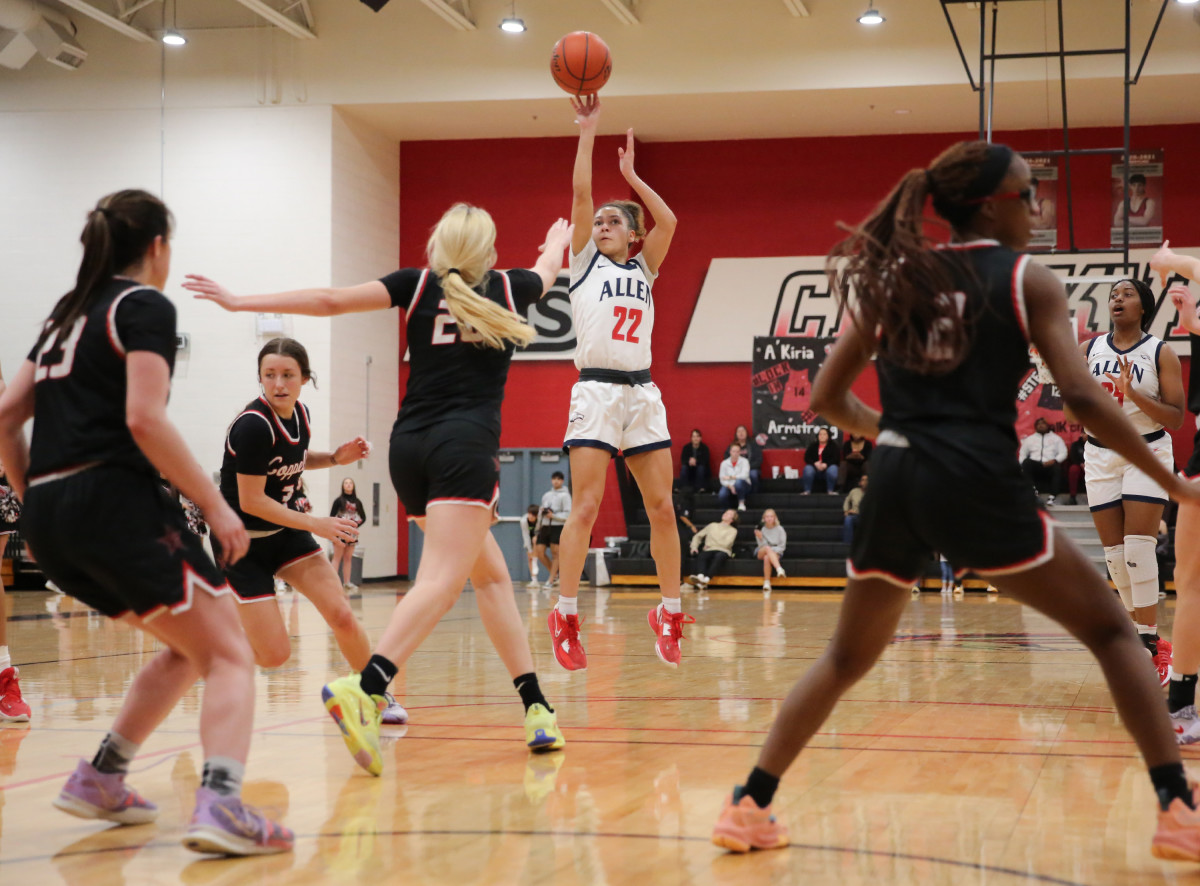 Coppell Allen Texas 6A UIL girls basketball bi-district playoffs 021323 Brian McLean 24